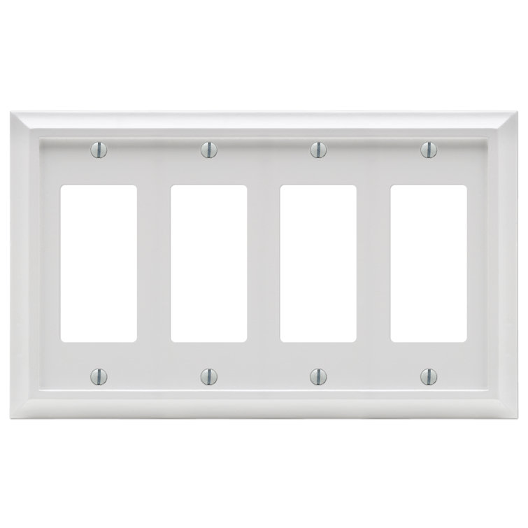 AmerTac Deerfield No Subject 4 Gang Rocker Wall Plate Wayfair